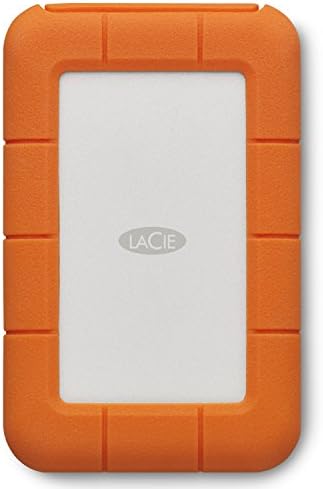 LaCie Rugged USB-C, 4TB, Portable External Hard Drive, Drop, Shock, Dust, Rain Resistant, for Mac & PC (STFR4000800) | Drop, Shock, Dust