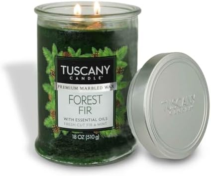 Tuscany Candle Forest Fir® Long-Lasting Scented Jar Candle, 18 oz
