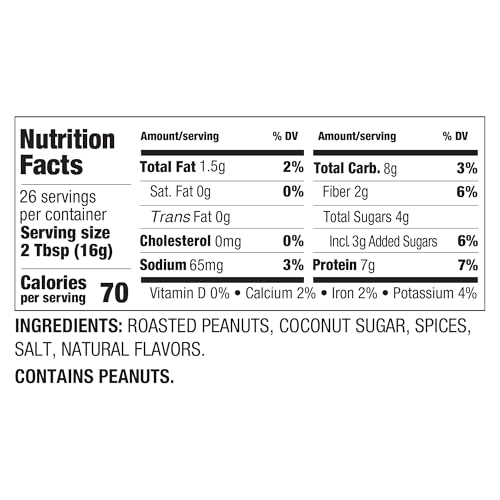 PBfit Simply Peanut Powder 24 Oz, 9g Protein, One Ingredient