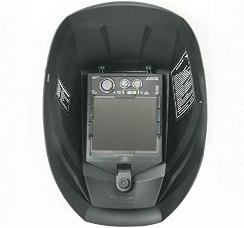 Weldcote Metals Ultraview Auto Darkening Welding Helmet Shades 5-9 and 9-13, Black