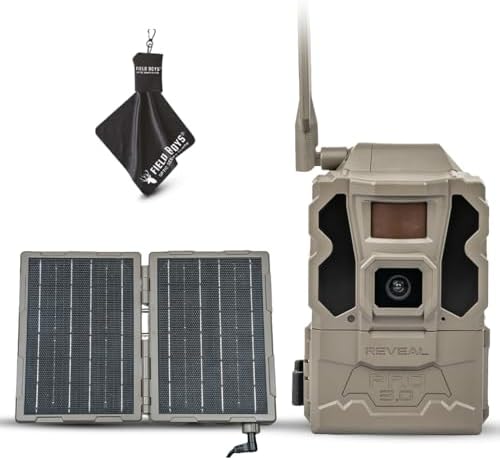 TACTACAM Reveal Pro 3.0 LTE Cellular Trail Camera AT&T & Verizon, 4K Photo Quality, No Glow, for Hunting