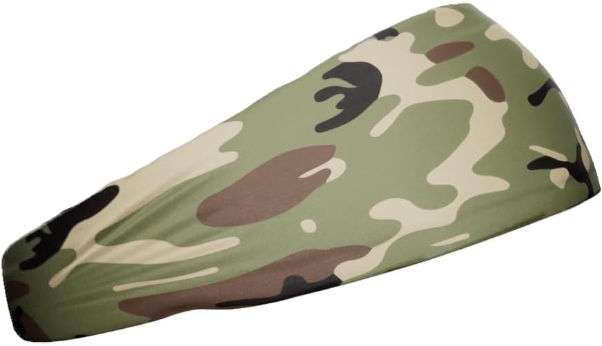 40+ Designs! Unisex Headband/Sweatband. Best for Sports, Fitness, Working Out, Yoga. Tapered Design