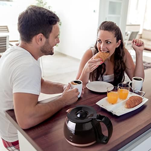 Mixpresso 5-Cup Drip Coffee Maker, Automatic Brew Coffee Pot Machine with Built-In Burr Coffee Grinder
