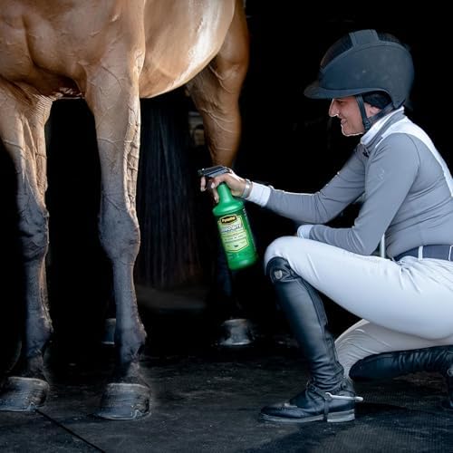 PYRANHA Zero-Bite All Natural Fly Spray - Ready to Use Water Based Repellent for Horses, Dogs, Cats, Ferrets, Caged Pets, Livestock | Repels Flies, Gnats, Mosquitoes, No-See-UMS