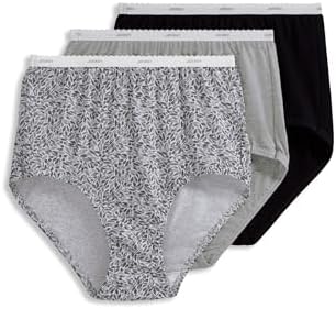 Jockey Women's Underwear 100% Cotton Classic Brief - 3 Pack