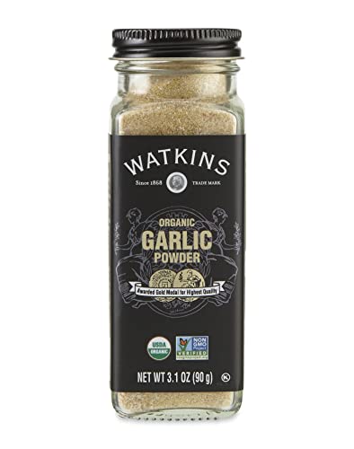 Watkins Gourmet Organic Spice Jar, Garlic Salt, 4.97 Ounce
