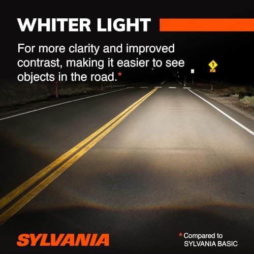 SYLVANIA - 9003 (HB2, H4) SilverStar zXe Gold High Performance Halogen Headlight Bulb - Headlight & Fog Light, Bright White Output