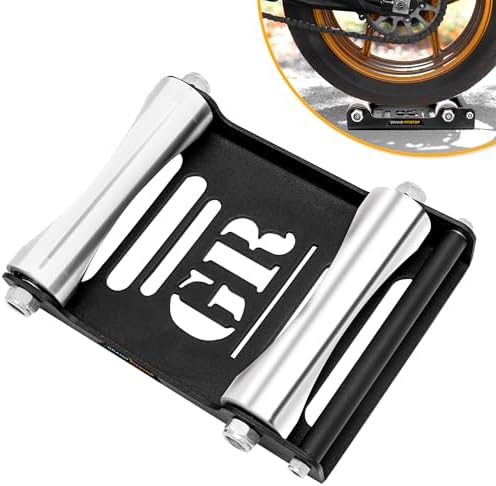 Grand Pitstop Motorcycle Wheel Cleaning Stand - Paddock Stand Replacement - Wheel Roller Stand for tire Cleaning & Chain Lubrication - GRoller Medium (Bikes < 485 lb & Tyre Width <180 mm)