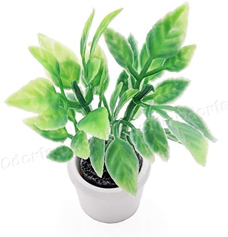 Odoria 1/12 Miniature Green Plants Dollhouse Decoration Accessories