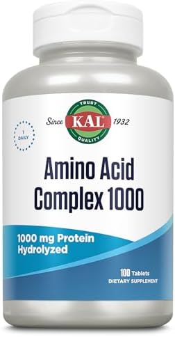 KAL Amino Acid Complex Tablets 1000 mg, 100 Tablets