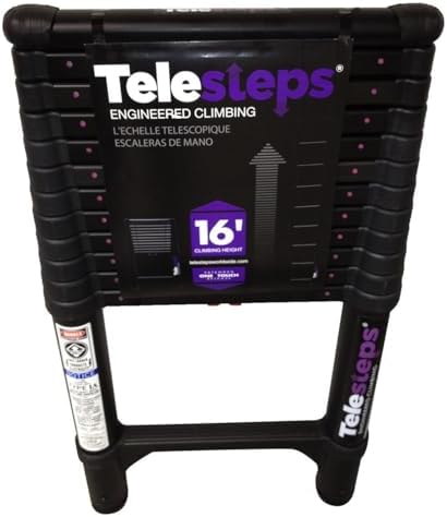Telesteps 1600ET Tactical Telescoping Extension Ladder – 12.5 ft Height
