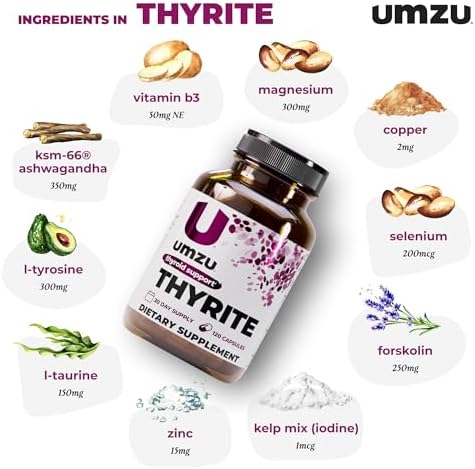 UMZU Thyrite Thyroid Support Supplement, 30 Day Supply