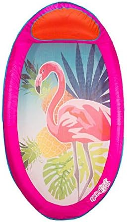 SwimWays Spring Float Pool Lounger - Pink Flamingo