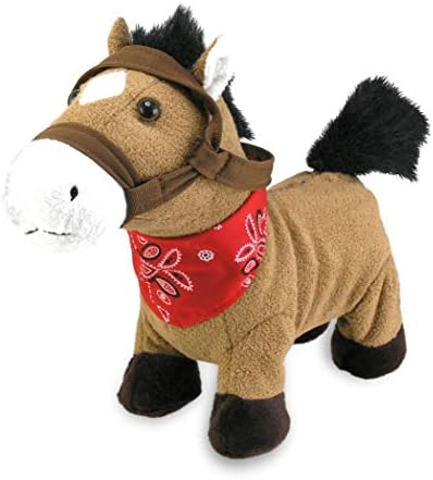 Cuddle Barn Gallop - Animated Plush Horse Toy Moves, Neighs, Sings, 10 in | 2 Different Play Options, Walks, Moves Head & Tail, Sings "Giddyup