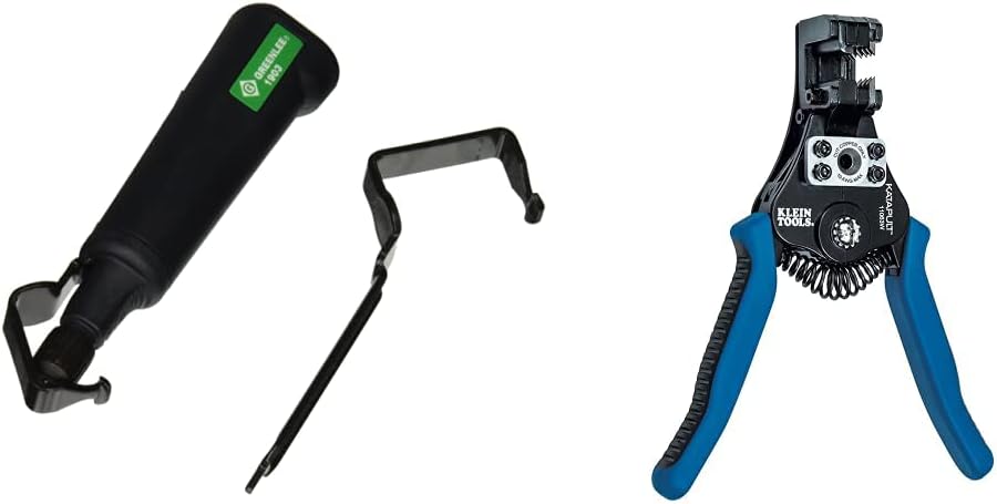 Greenlee 1903 7" Pocket Cable Stripping Tool with High-Carbon Steel Blade, 8 AWG - 1250 Kcmil