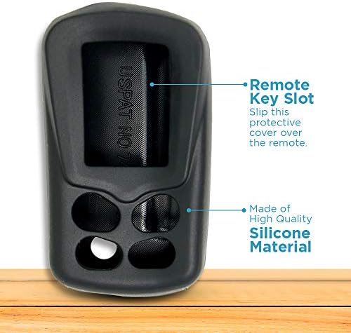 Replacement for New Silicone Cover Protective Cases for Viper Python Remote 479V - Black - (2 Pack)