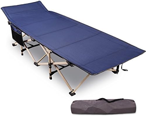 REDCAMP Folding Camping Cots for Adults Heavy Duty, 28" Extra Wide Sturdy Portable Sleeping Cot for Camp Office Use