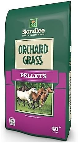 Standlee Orchard Grass Pellets for Horses, Orchard Grass for Horses, 40 lbs