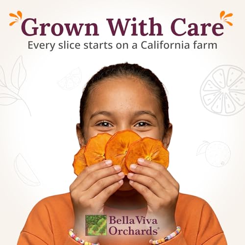 Bella Viva Dried Persimmons, 1 lb – Upcycled California Slices