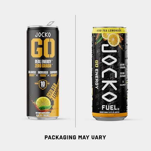 Jocko Fuel GO Energy Drinks, Sour Apple, 12 oz | 12 Pack