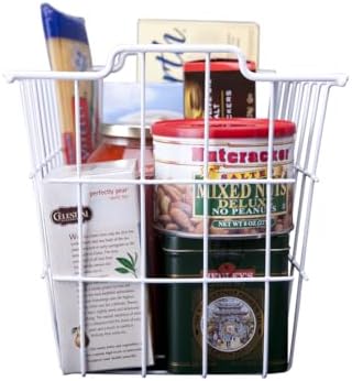 Grayline 40604, Deep Storage Basket, White