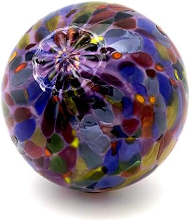 Totally Blown Glassworks Pond Float. Handmade Blown Glass, Garden Gazing Ball, Table Centerpiece