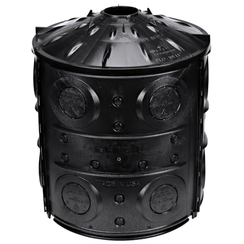 NDS FWAS24 50 Gal. Flo Stormwater Dry Well System Kit with 3 Side Panels & 1 Cover, Ideal for Rainwater Collection, Black