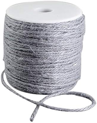 LiQunSweet 100m/328ft Hemp Cord Hemp Rope String Twine Beading Material 1 Ply for Jewelry Making DIY Craftings Wall Hanging Art Project Home Party