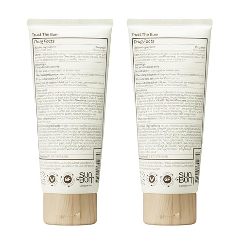 Baby Bum SPF 50 Sunscreen Lotion - Mineral UVA/UVB Face and Body Protection for Sensitive Skin - Hawaii 104 Act Compliant (Made without Octinoxate & Oxybenzone) - Travel Size - 3 oz