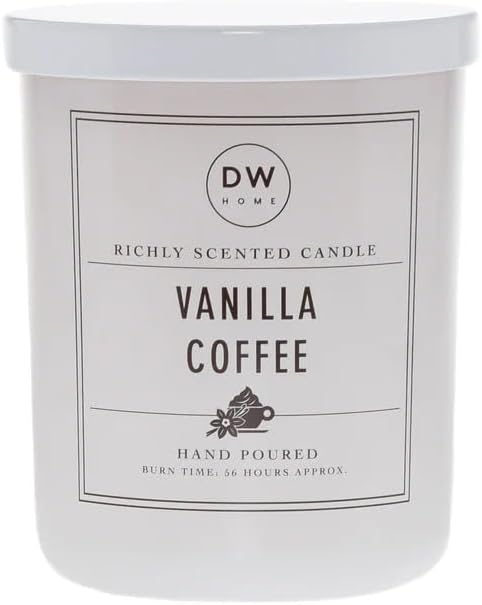 DW Home Vanilla Bean Scented Candle for Home, 15 oz, Large Double Wick Candle Jar, Up to 56H Burn Time, Luxury Scented Candle for Relaxation, Gifting, Home Decor