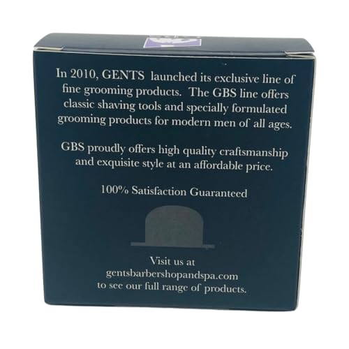 GENTS Men's Lavender and Citrus Shaving Soap 97 Percentage All Natural Enriched with Shea Butter and Glycerin, 3-Ounce, Pack of 1