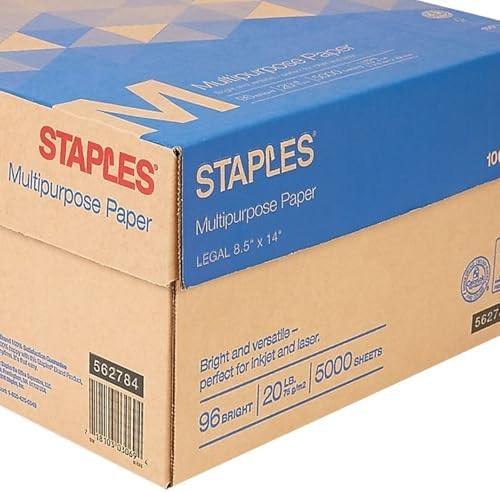 Staples 11-Inch X 17-Inch Multipurpose Paper 20 Lbs. 96 Brightness 500/Ream