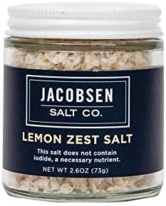 Jacobsen Salt Co. Black Garlic Salt, Kosher, Non-GMO, Umami - 2.5 Oz | Steak Seasoning, Non-Iodized, Made in USA, Sweet Umami Flavored, Kosher Sea Salt, Infused with Garlic
