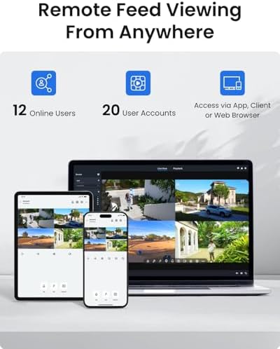 REOLINK 8CH 5MP Super HD Home Security Camera System RLK8-410B6-5MP