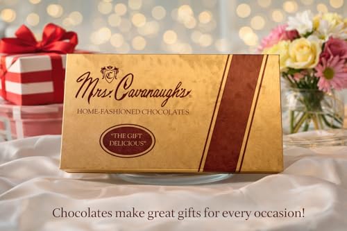 Mrs. Cavanaugh’s Seafoam Honeycomb Milk Chocolate 14 oz Box – Crispy Sponge Candy/Honeycomb Toffee Coated in Smooth Milk Chocolate – Crunchy