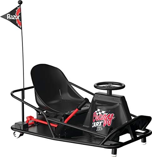Razor Crazy Cart XL for Adults Ages 16+ - 36V Electric Drifting Go Kart - Variable Speed, Up to 14 mph, Drift Bar for Controlled Drifts