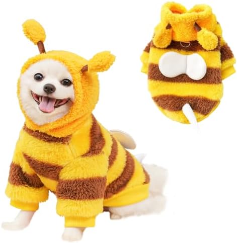 ANIAC Dog Hoodies Sweatshirt with Bunny Ears Spring Puppy Clothes for Small Dog Girl Boy Soft Doggy Sweater Cat Apparel Pet Clothing for Kitten