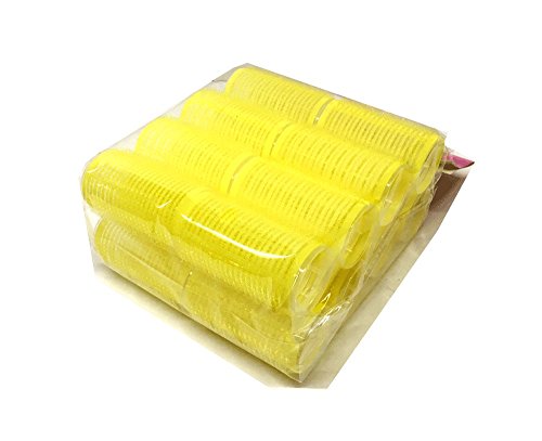 Set of 16 - Medium Size Self Grip Hair Rollers Pro Salon Hairdressing Curlers
