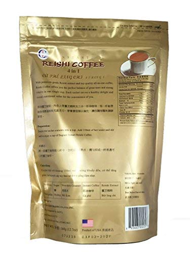 CB Instant Reishi Coffee 4 in 1-200g (20 Sachets in Bag)