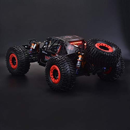 1/10 Scale 4WD RC Cars for Adults Brushless+Wheel，Max 43 MPH Off-Road Fast RC Cars (red)