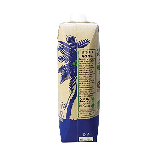 CocoGoodsCo Single-Origin 100% Natural Coconut Water (33.8 FL OZ / 6 pack)