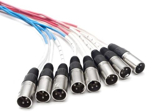 Seismic Audio SARLX-8x100 100-Feet 8-Channel XLR Snake Cable for Live, Recording, Studios, Gigs