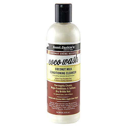 Aunt Jackie's Coconut Crème Recipes Curl Boss Coconut Curling Hair Gel for Natural Curls, Coils and Waves, 15 oz