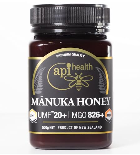 Manuka Honey 500g UMF 20+ (MGO 826+) Pure New Zealand Honey 1.1 lb