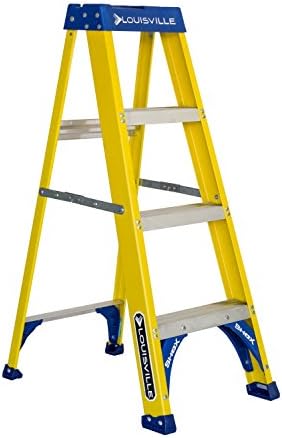 Louisville Ladder 5-Foot Fiberglass Step Ladder, 250-Pound Load Capacity, Type I, FS2005