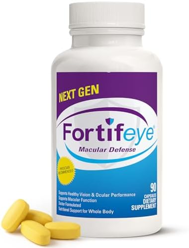 Fortifeye Vitamins Macular Defense Multivitamin-30 Day Supply, 90 Tablets (Zinc Free), All Natural Total Body & Eye Vitamins for Vision, Pure Macular Support Formula, Complex Eye Vitality Supplement