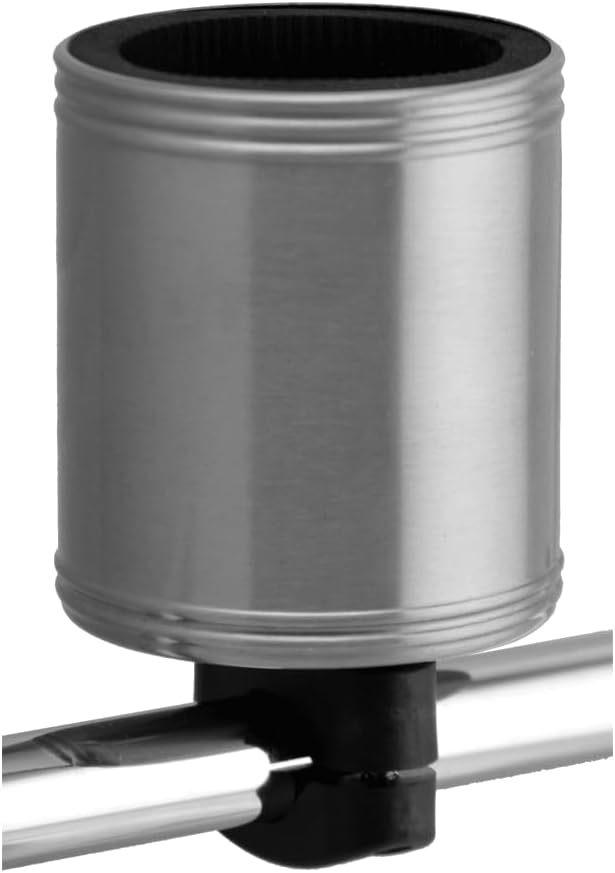 Kroozie 2.0 Bicycle Cup Holder - The Ultimate Bike Cup Holder for Beach Cruisers, E-Bikes, Scooters, Strollers – A premium stainless steel handlebar drink holder that lasts
