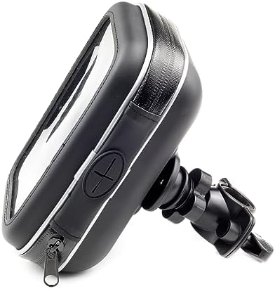 Motorcycle Handlebar Bike Mount with Waterproof Case for 5 Inch 5'' GPS | For Garmin Drive Drivesmart Driveassist 53 52 51 50 55 Driveluxe Dezl