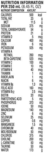 Nestle Nutren 1.5 Tube Feeding Formula, Unflavored, 250 ml, 24 Count, Meal Replacement Beverage