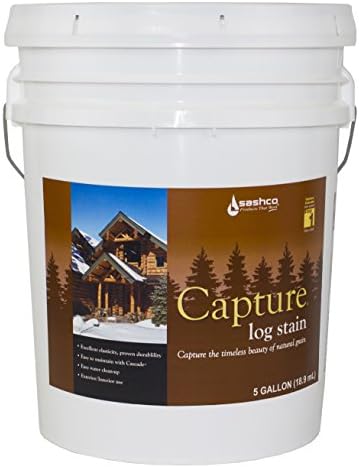 Sashco Capture Log Stain (Red Cedar) 5 Gallon Pail